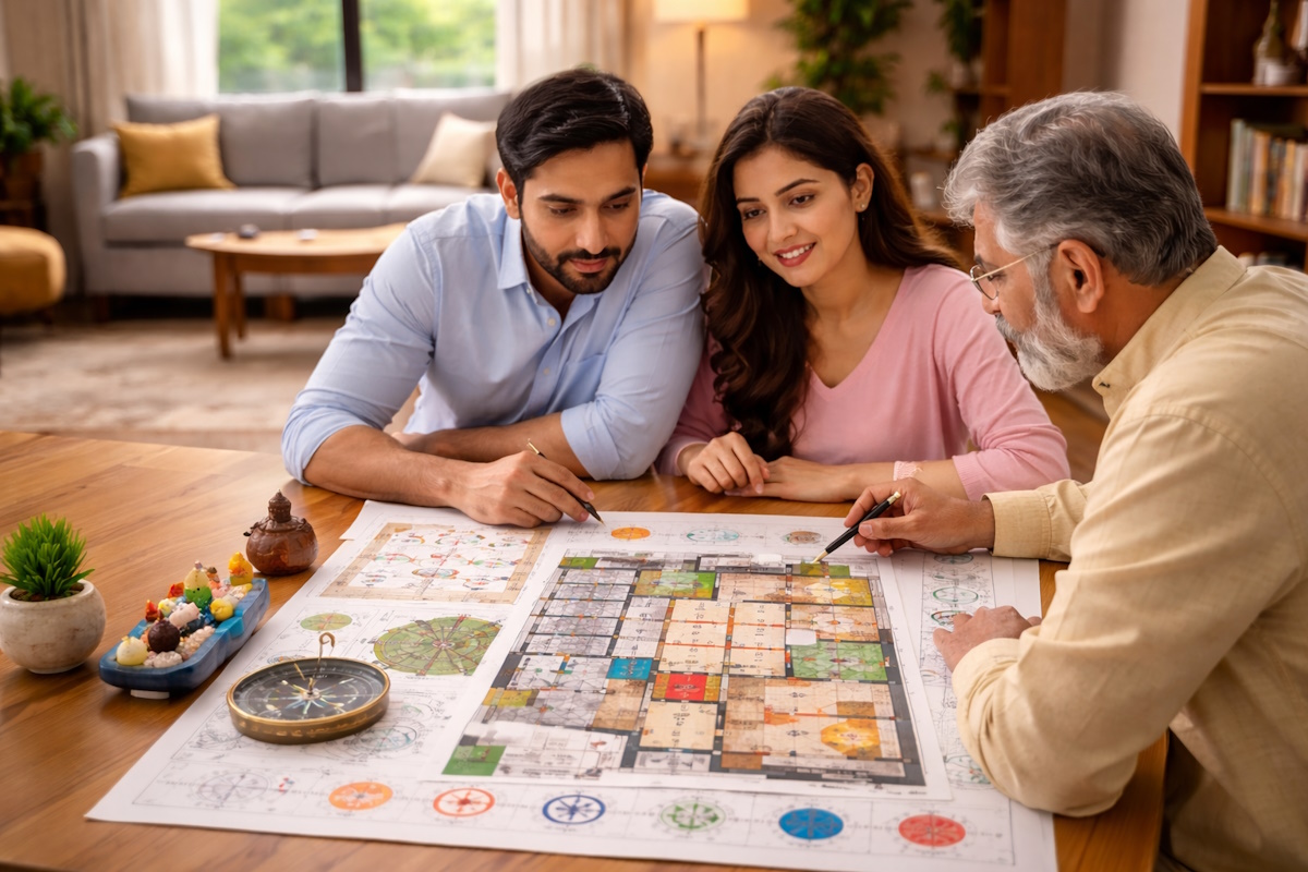 Combining Kundli, Lo Shu Grid, and Vastu Zones for the Most Accurate Home Design Blueprint
