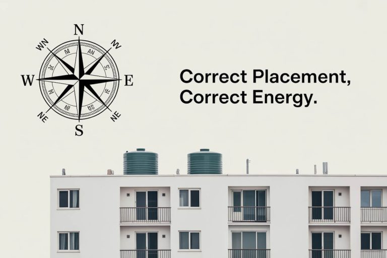 Overhead water tank Vastu for apartments