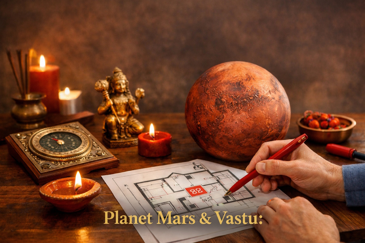 Planet Mars and Vastu: Correcting Fire Zone Imbalances for Career & Confidence