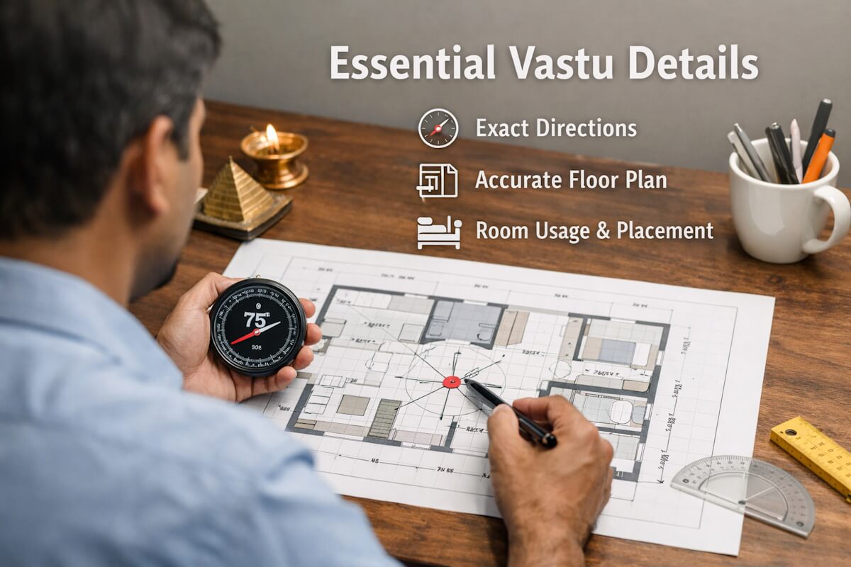 What Information Is Required for Accurate 16 Zone Vastu Analysis