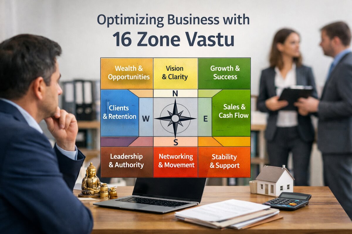How 16 Zone Vastu Helps in Business & Commercial Properties