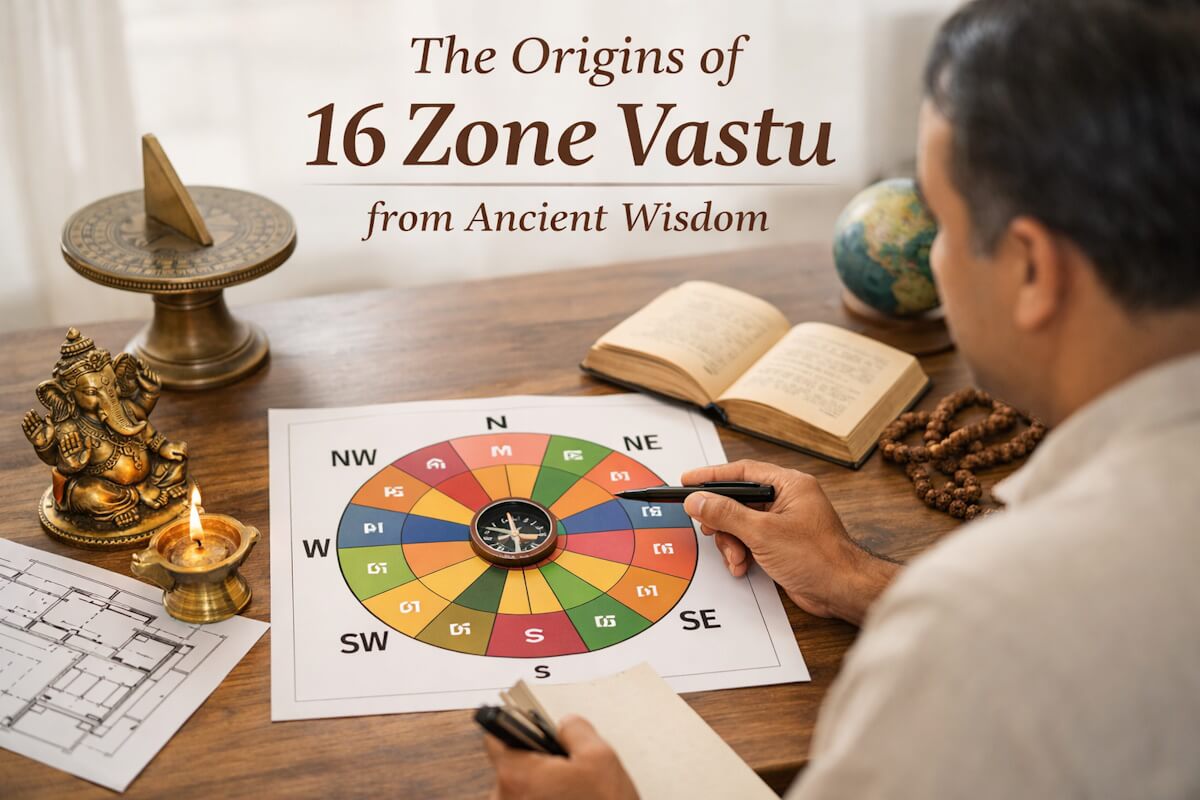 How 16 Zone Vastu Is Derived from Vedic Sciences