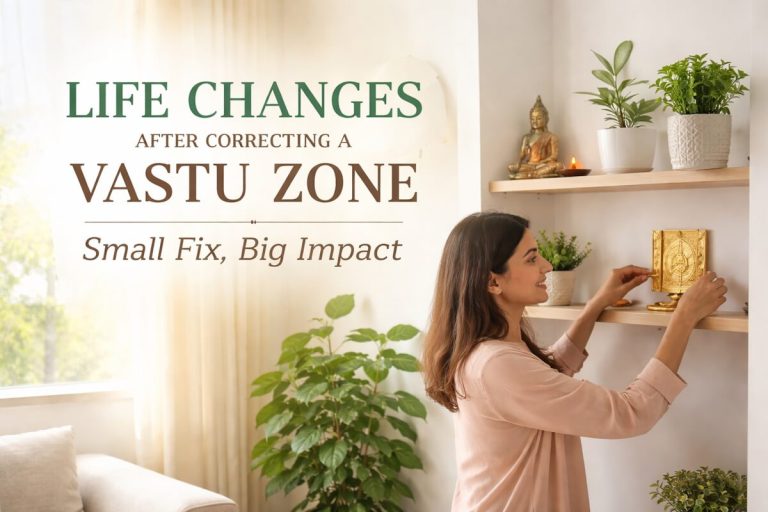 Life changes after correcting a single Vastu zone