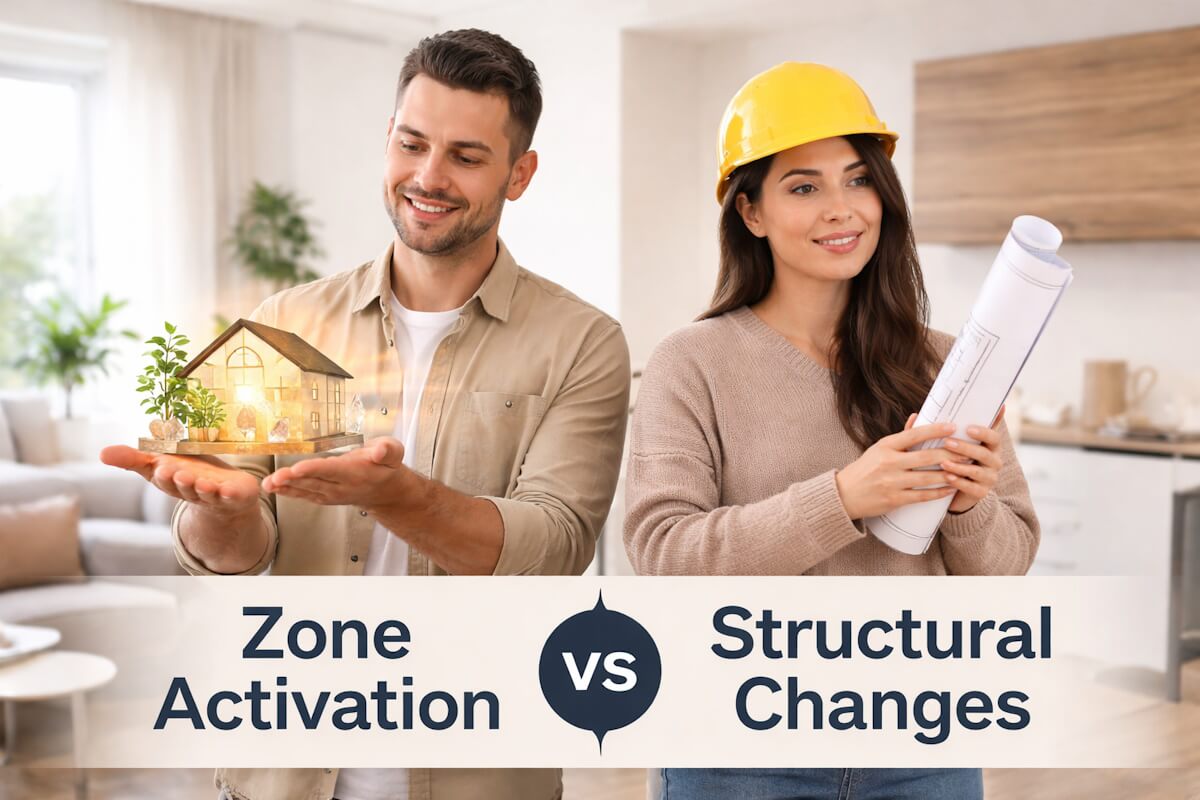 Importance of Zone Activation vs Structural Changes