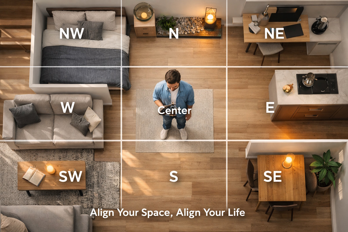 Understanding Feng Shui Directions Using the Lo Shu Grid