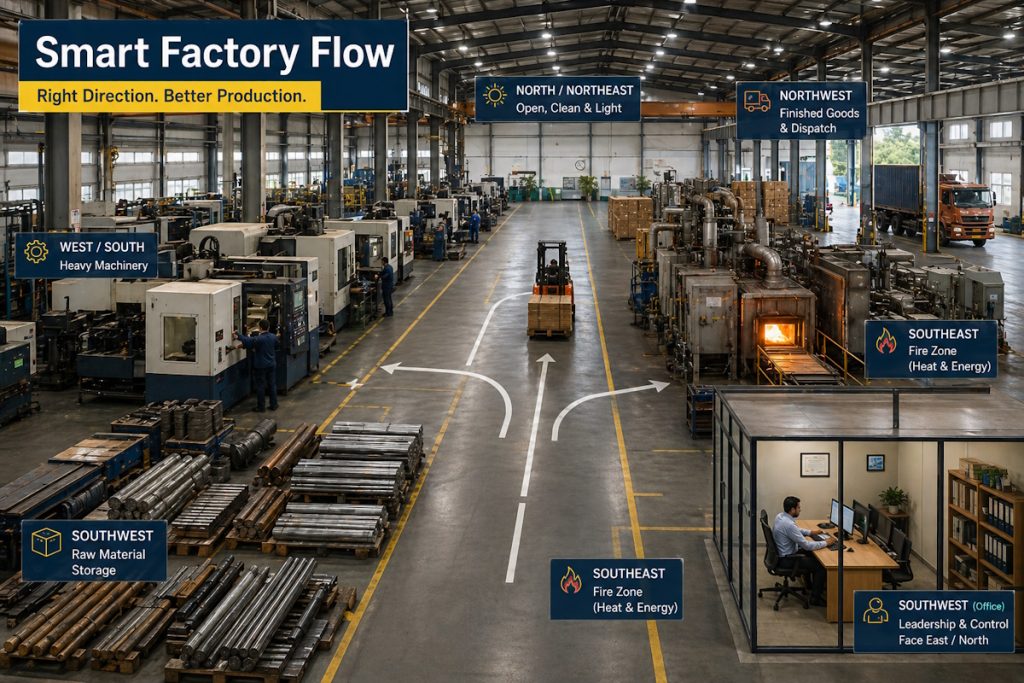 Factory Design For Create Industrial Vastu: Designing a Factory Layout for Maximum Productivity