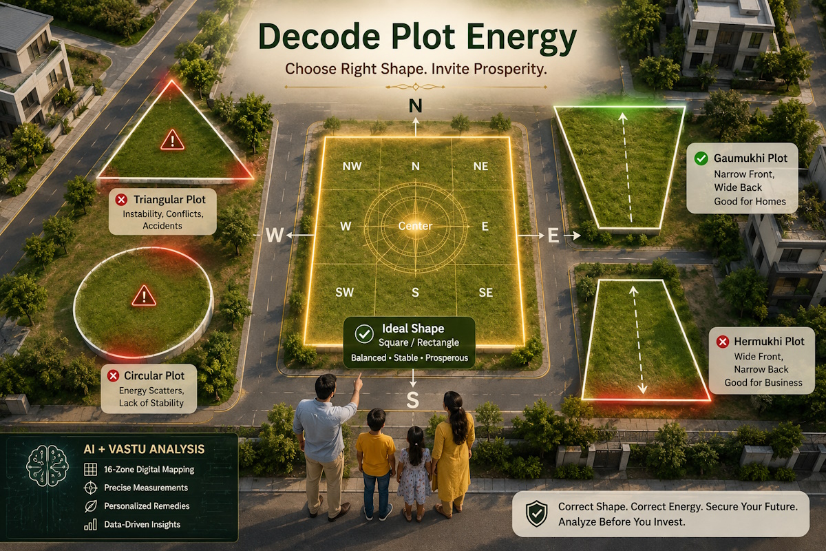 plot shape vastu analysis
